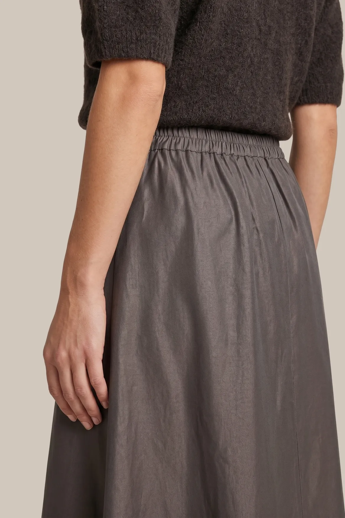 G-maxx Catriona Skirt Dark Earth, damesrok in kleur Dark Earth